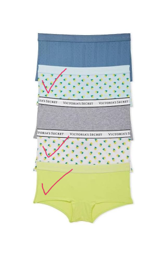 Набір трусиків 3-Pack Logo Cotton Boyshorts Panties