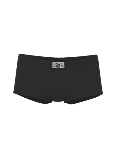 Трусики Logo Cotton Shine Patch Boyshorts Panty Black