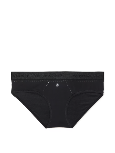 Трусики Logo Micro Shine Patch Hiphugger Panty Black