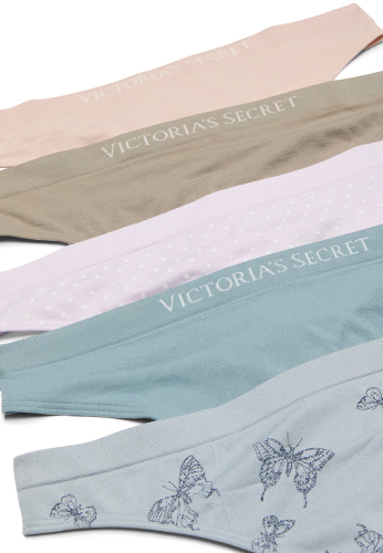 Набір трусиків 5-Pack Seamless Thong Panties Mix