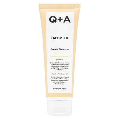 Кремовый кремовый крем с овсянкой Q+A Oat Milk Cream Cleanser 125 мл