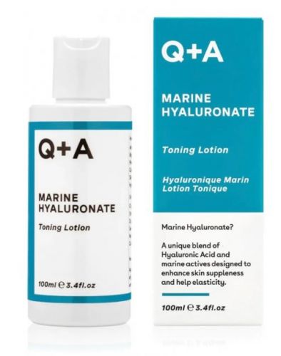 Тонізуючий лосьйон з гіалуроновою кислотою Q+A Marine HyaluronateToning Lotion 100 мл