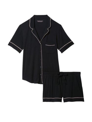 Піжама Modal Short Pajama Set Victoria's Secret Black