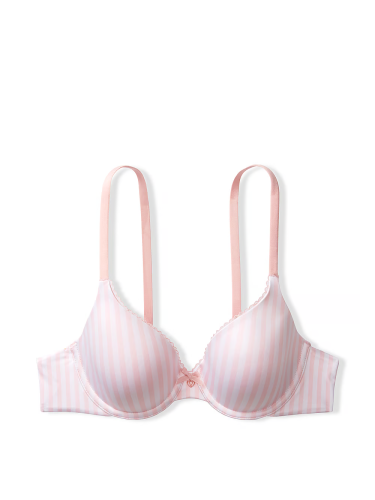 Бюстгальтер Victoria's Secret Lightly Lined Smooth Full-Coverage Bra Pink Stripe