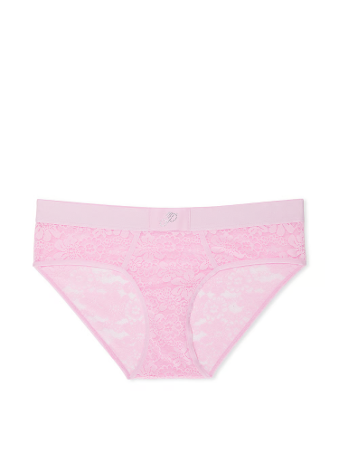 Трусики Victoria's Secret Wink Logo Hiphugger Panty Pink Bubble Diamante