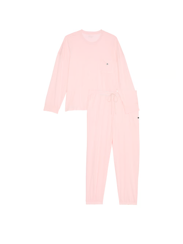 Піжама Cotton Long Pajama Set Angel Pink