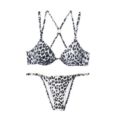 Купальник Victoria's Secret Malibu Love Fabulous Leopard 36B+M