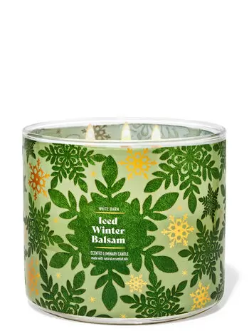 Ароматизована свічка Iced Winter Balsam від Bath & Body Works