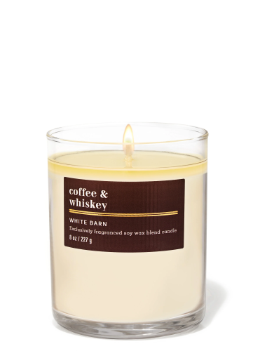 Ароматизована свічка Coffee & Whiskey 1-Wick Candle