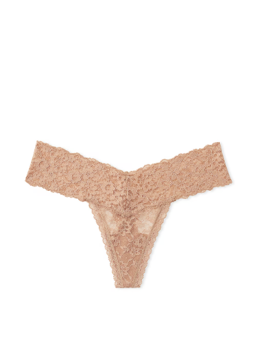 Трусики The Lace Thong Panty Praline