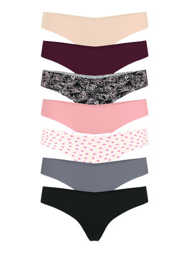 Набір трусиків 7-Pack No-Show Thong Panty MixN