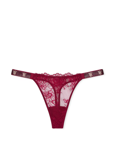 Трусики Shine Strap Thong Panty Campari Red