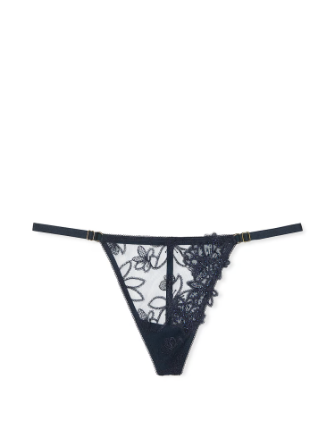 Трусики Ziggy Glam Noir Adjustable V-String Panty Dark Twilight