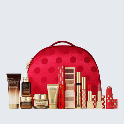 Подарунковий набір 12-Piece Holiday Blockbuster 9 Full-Size Favorites Beauty Estee Lauder оригінал
