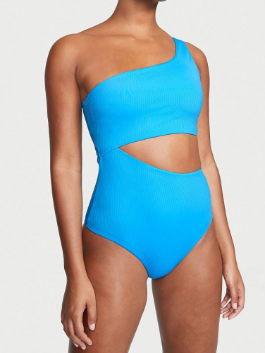 Суцільний купальник Victoria's Secret Cutout Swimsuit Capri Blue