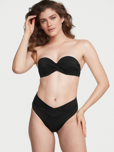 Купальник Victoria's Secret Mix-and-Match Twist Bandeau Bikini Black
