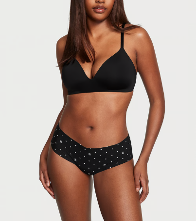 Трусики No-show Cheeky Black Dot Victoria's Secret