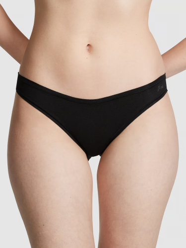 Трусики Victoria's Secret Pink Cotton Bikini Panty Black