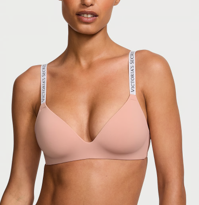 Бюстгальтер The T-Shirt Lightly Lined Wireless Bra Misty Rose від Victoria's Secret