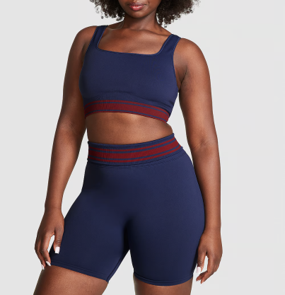 Комплект для спорту PINK Flip It Seamless Foldover Midnight Navy