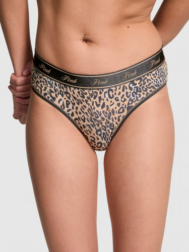 Трусики PINK Logo Cotton Hiphugger Panty Leo