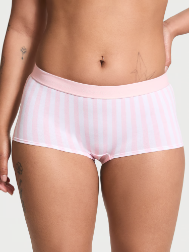 Трусики Logo Cotton Boyshort Panty Pretty Blossom Stripes