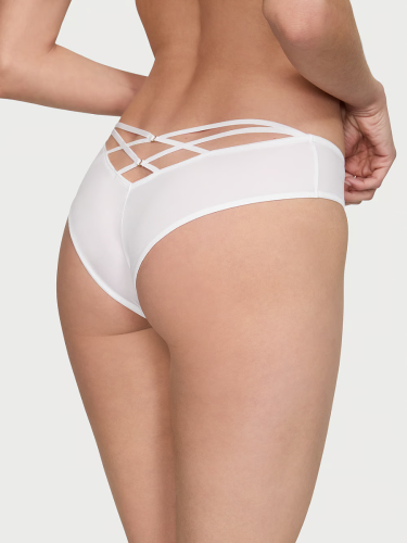 Трусики Strappy Back High-Leg Cheeky Panty White