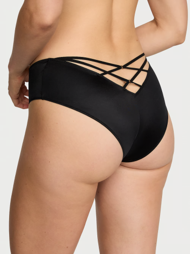 Трусики Strappy Back High-Leg Cheeky Panty Black