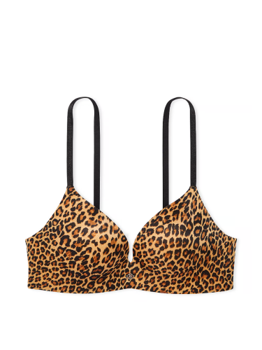 Комплект So Obsessed Wireless Push-Up Bra & Thong Panty Leopard