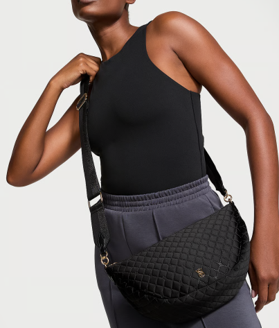 Сумка Sling Crossbody Bag Black Satin