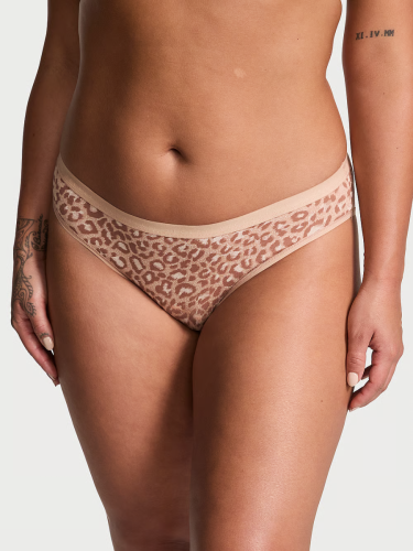 Трусики Stretch Cotton Bikini Panty Champagne Glam Leopard