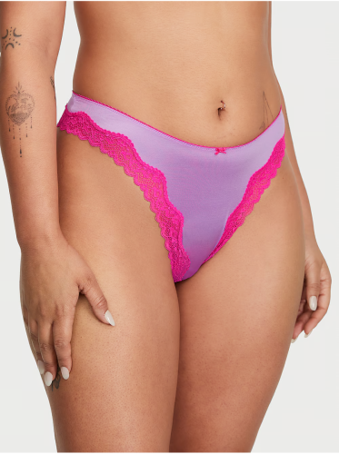 Трусики Tease High-Leg Scoop Thong Panty Purple Paradise