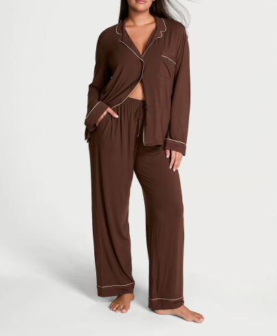 Піжама Modal Long Pajama Set Ganache