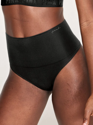 Трусики Seamless Shape Thong Panty Black з утяжкою
