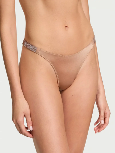 Трусики Shine Strap Thong Panty Praline