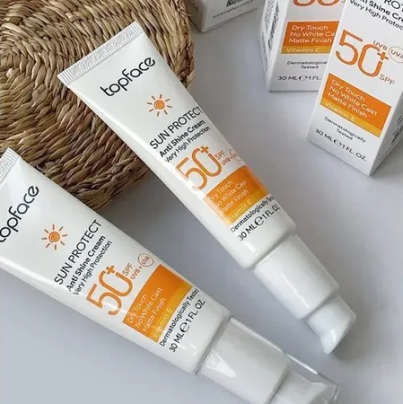 Сонцезахисний крем для обличчя SPF 50 від Topface