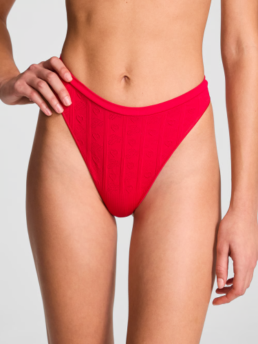 Трусики Seamless High-Leg Thong Panty Red Gossip