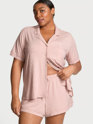 Піжама Modal Short Pajama Set Pink Zinc Shimmer