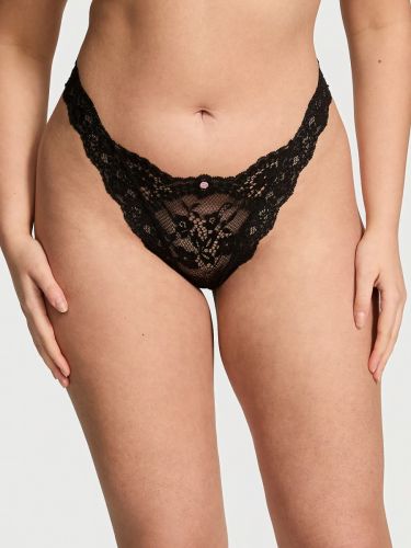 Трусики Dream Angels Lace Brazilian Panty Lace Black