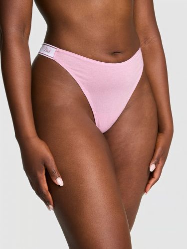 Трусики Logo Micro High-Leg Thong Panty Petal Pink
