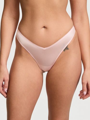 Трусики Strappy Back High-Leg Thong Panty Angel Pink