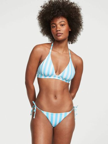 Купальник Victoria's Secret Mix-and-Match Halter Push-Up Aqua Cabana Stripe