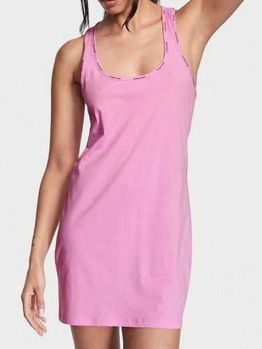 Нічна сорочка Racerback Tank Sleepshirt  Lilac Chiffon Victoria's Secret
