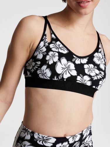 Спортивний топ Victoria's Secret Pink Ultimate Strappy Lined Sports Bra Hibiscus