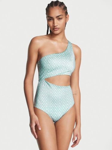 Суцільний купальник Victoria's Secret Cutout Swimsuit Green Shell