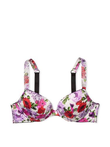 Бюстгальтер Satin Shine Strap Push-Up Bra Floral від Victoria's Secret